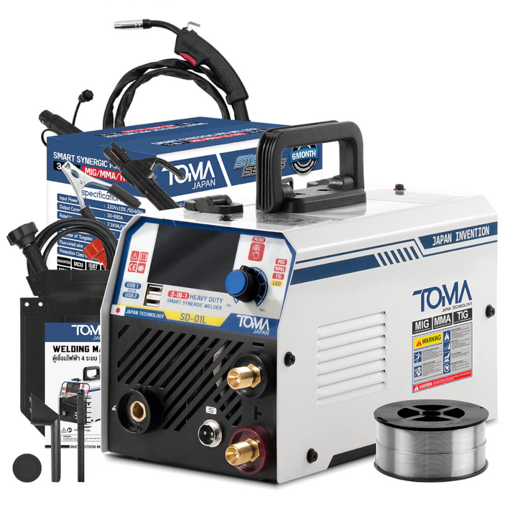 เครื่องเชื่อม INVERTER TOMA JAPAN รุ่น SD-01L ดิจิตอล 3 ระบบ